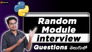 Random Module Interview Questions | Python Interview Questions Telugu