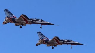 勇鷹/T-5/高教機雙機編隊測試  【臺中CCK日常】