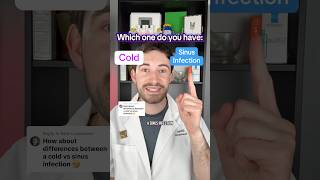 ‼️HOW TO TELL IF YOU HAVE A COLD OR A SINUS INFECTION. Pharmacist reviews. #sinusinfection #cold