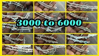 Silver Anklets 3000 to 6000 | Weightless Kolusu | Payal Design