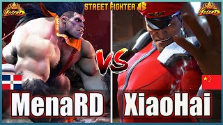 Street Fighter 6 🔥 MenaRD (BLANKA #1)  Vs  XiaoHai (M Bison)🔥Best Room Match🔥SF6 High Level Gameplay