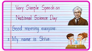 Science Day Speech 10 Lines in English | Speech on National Science Day | About Science Day Speech