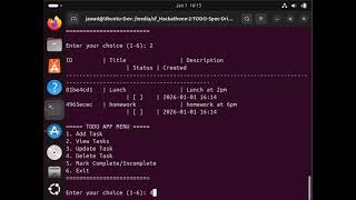 Phase 1: Python Console Todo App | Hackathon II Spec-Driven Development Demo