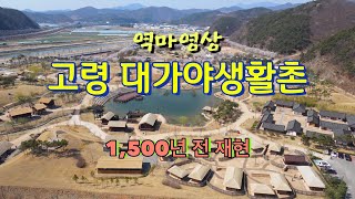 고령 1,500년 전 대가야생활촌을 날아보다.