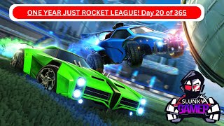 Rocket League Live - Day 20 of 365!  Just for Fun!