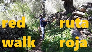 Walking in Spain: Finca Flores Amarillas B\u0026B, Extremadura THE RED WALK (in English and Spanish!)