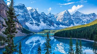Relaxing Beautiful Music, Peaceful Instrumental Music in video in 4k, "Canadian Rockys" by Tim Janis