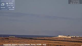 🟢 16.2.2025 LIVE LANZAROTE AIRPORT - CLOSEST WEBCAM - Nighttime   65