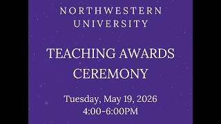 2026 Northwestern University Teaching Awards