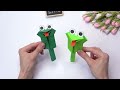 crazy frog moving paper toys easy paper crafts