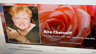 Rita Chernoff Memorial Service