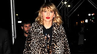 Taylor Swift Caught Arrive at Adidas Party Event During Outing in NYC 25th January 2025