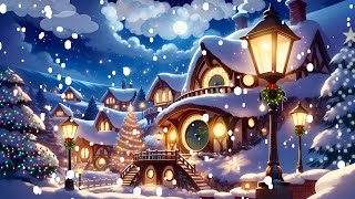 Lofi Christmas 🎄 Winter Snow Village 🎄 Relax - Cozy - Christmas Mix