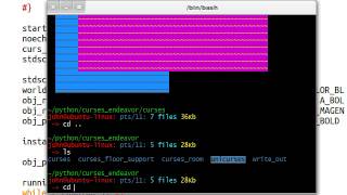 Python [curses] 19 Unicurses/Curses No Background Check