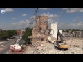 wrecking ball demolition