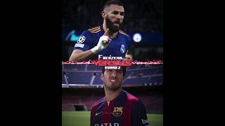 Karim Benzema vs Luis Suarez|🧛‍♂️ vs 15|(No effort)#Shorts#Fyp