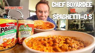 Chef Boyardee vs. Spaghetti-O's | Eating Canned Spaghetti \u0026 Meatballs For The First Time🥫🍝