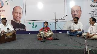 1st Tabla stage show along with singing by Hridan Chiplunkar #stageshow #stageperformance