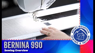 Sewing on the Bernina 990