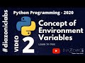 2. Python Programming Tutorial 2020 - Environment Path Variable
