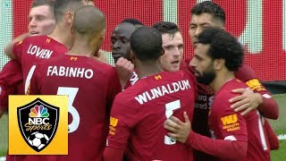 Sadio Mane fires Liverpool in front against Leicester City | Premier League | NBC Sports