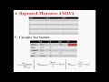 repeated measures anova