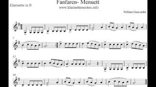 Fanfaren Menuet - play Clarinet - Beginner