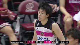 2020-21AKITA HIGHLIGHT 第32節 AWAY vs 川崎ブレイブサンダース GAME1(04/10/'21)