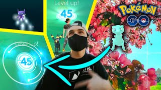 HITTING LEVEL 45 in POKEMON GO!! I'm way behind lol 😂 (VLOG)