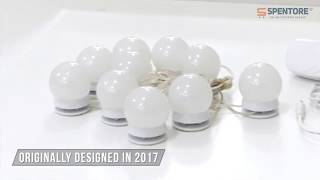 Hollywood Style LED Vanity Mirror Lights Kit with 10 Dimmable Light Bulbs For Makeup Dressing Table