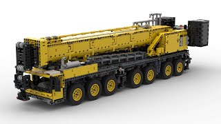 LEGO Technic Grove GMK7550 7-Axle Mobile Crane With Luffing Jib