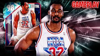 GALAXY OPAL KARL MALONE IS LEGITIMATELY A TOP TIER TWO WAY SF IN NBA 2K25 MyTEAM!!