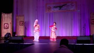 Detroit Assam Convention 2013 -  Darsh \u0026 Disha performs Bihu dance