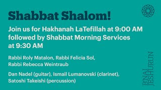 Hakhanah LaTefillah and Shabbat Morning Services - March 13, 2021