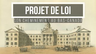 Le cheminement d'un projet de loi dans le Bas-Canada