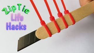 11 ZIP TIE LIFE HACKS THAT CAN MAKE YOUR LIFE BETTER