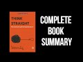 think straight book summary सोचने का सही तरीका hindi book summary