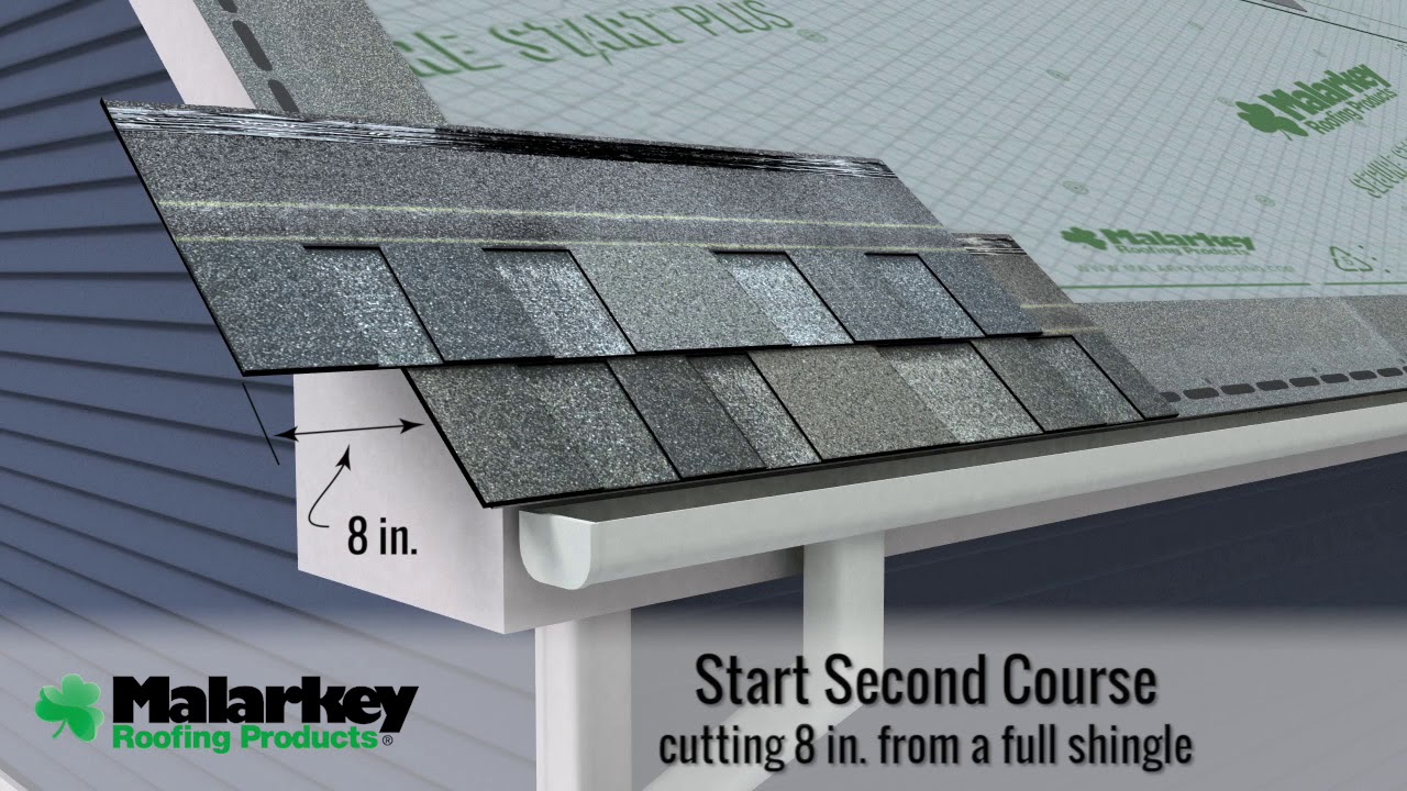 How To Install Laminate Architectural Shingles By Malarkey Roofing ...