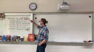 On the remote learning schedule