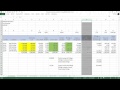How to analyze commercial construction contractor WIP job schedule