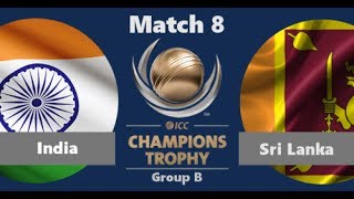 INDIA Vs SRI LANKA, ICC Champions Trophy Live Stream