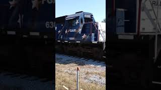 FGAR LOGO Locomotive 6300 And FURX Locomotives 8169 And 8159 MILTON FLORIDA October 16 2021.