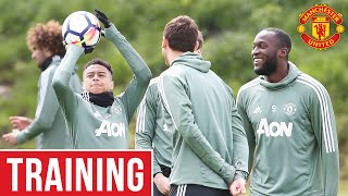 Manchester United Train Ahead Of Arsenal Clash | Manchester United