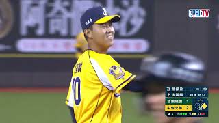 04/04 台鋼 VS 中信 賽後，徐基麟生涯首度先發主投五局送出4K失三分，拿下第一場先發勝投