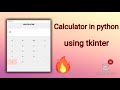calculator  in python using tkinter with source code  | #python | #tkinter | Love Programming