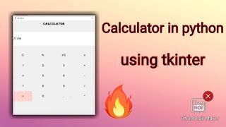 calculator in python using tkinter with source code | #python | #tkinter | Love Programming