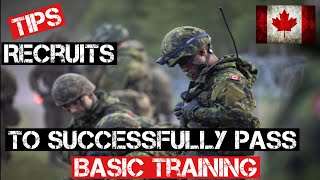 Canadian Army Reserve| Top Tips to successfully pass basic training