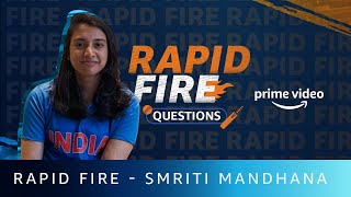 "Can You Marry Me ?" - Rapid Fire With Smriti Mandhana | Amazon Prime Video #shorts