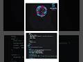 🔥 Interactive Particle Vortex in HTML CSS JS | Pure Canvas Animation  #coding #htmlcssjavascript