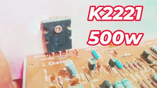 Amplifier Repair with K2221 and J352 MOSFET: Step-by-Step Guide#amplifier